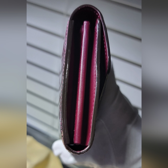 Louis Vuitton Portefeuille Sarah Vernis Wallet Amarant Purple Ombre - Picture 14 of 15